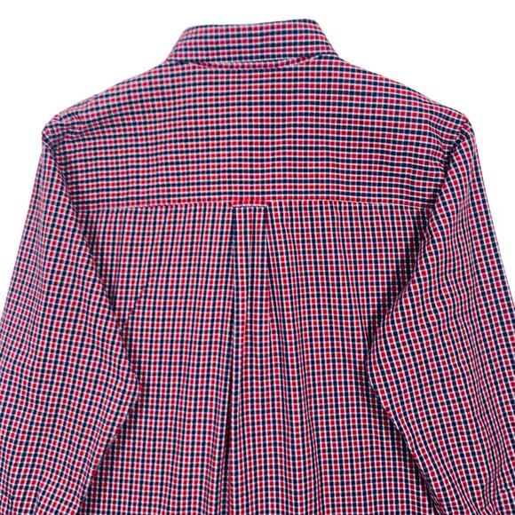 100% Cotton Long Sleeve Dress check Shirts for Men Size large  CHAPS - Picture 8 of 15